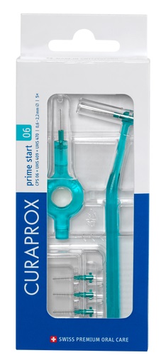 CURAPROX CPS 06 SCOVOLINO PRIME START 06 TURQUOISE 5 PEZZI - farmaidea24.com