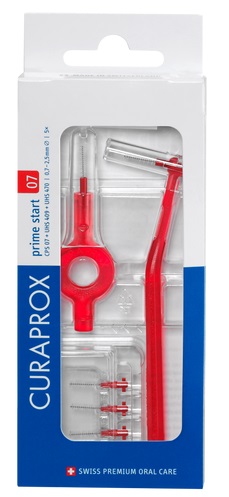 CURAPROX CPS 07 SCOVOLINO PRIME START 07 RED 5 PEZZI - farmaidea24.com