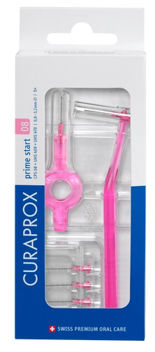 CURAPROX CPS 08 SCOVOLINO PRIME START 08 PINK 5 PEZZI - farmaidea24.com