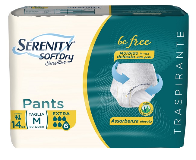 SERENITY PANTS SD SENSITIVE EXTRA M 14 PEZZI - farmaidea24.com