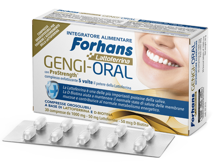 FORHANS LATTOFERRINA GENGI ORAL 30 COMPRESSE - farmaidea24.com