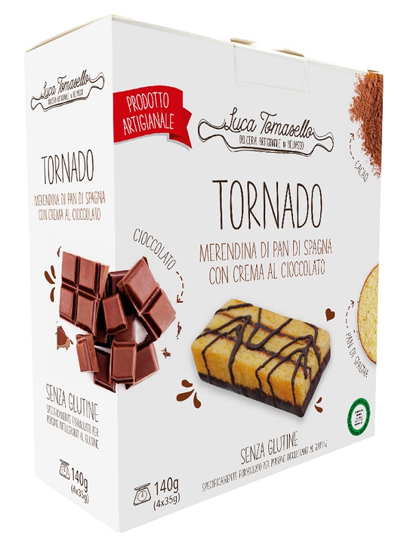 TORNADO MERENDINA AL CIOCCOLATO 140 G - farmaidea24.com
