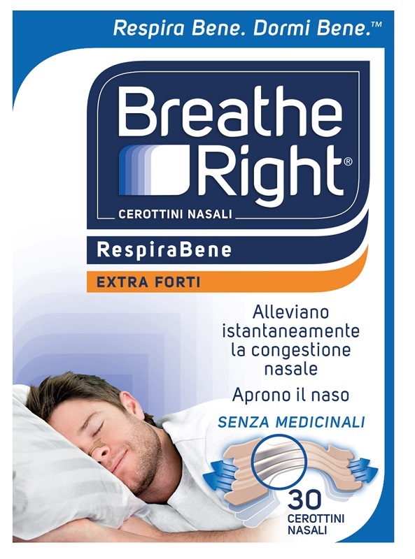 CEROTTI NASALI BREATHE RIGHT EXTRA FORTE 30 PEZZI - farmaidea24.com