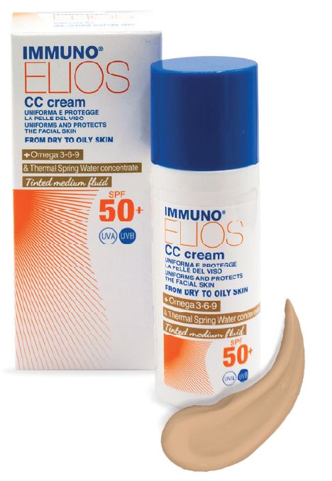 IMMUNO ELIOS CC CREAM SPF50+ TINTED MEDIUM 40 ML - farmaidea24.com