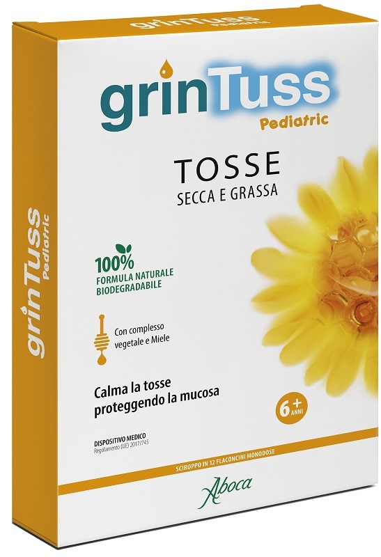 GRINTUSS PEDIATRIC SCIROPPO 12 FLACONCINI - farmaidea24.com