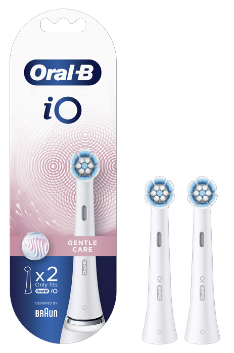 ORALB POWER REFILL IO GENTLE CLEAN WHITE 2 PEZZI - farmaidea24.com