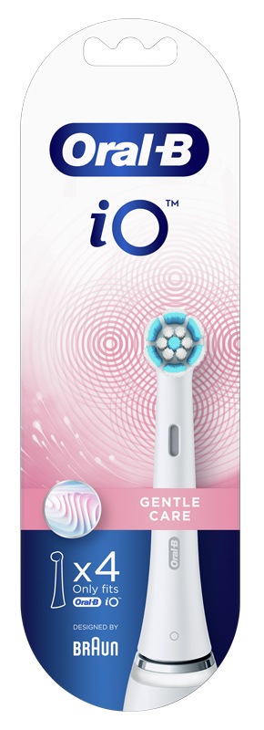 ORALB POWER REFILL IO GENTLE CLEAN WHITE 4 PEZZI - farmaidea24.com