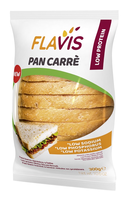 FLAVIS PAN CARRE' APROTEICO 300 G - farmaidea24.com