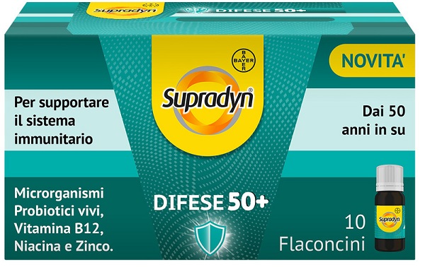 SUPRADYN DIFESE 50+ 10 FLACONCINI 10 ML - farmaidea24.com