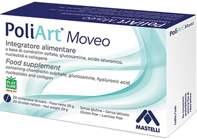 POLIART MOVEO 20 COMPRESSE DIVISIBILI NON RIVESTITE - farmaidea24.com