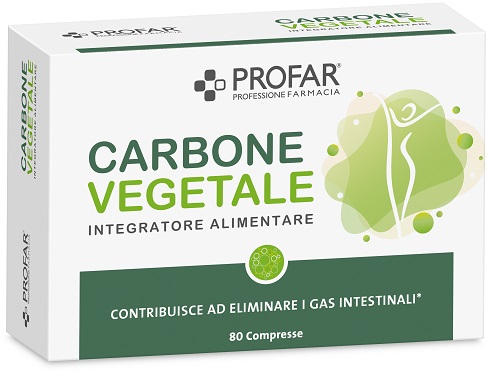PROFAR CARBONE VEGETALE 80 COMPRESSE - farmaidea24.com