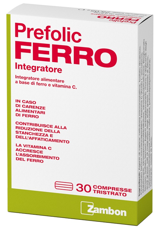 PREFOLIC FERRO 30 COMPRESSE - farmaidea24.com