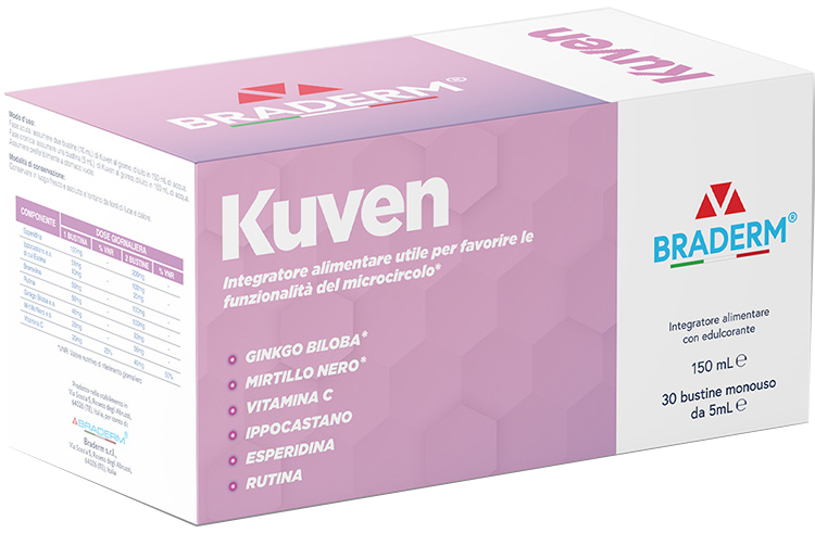 KUVEN LIQUIDO 30 BUSTINE DA 5 ML BRADERM - farmaidea24.com