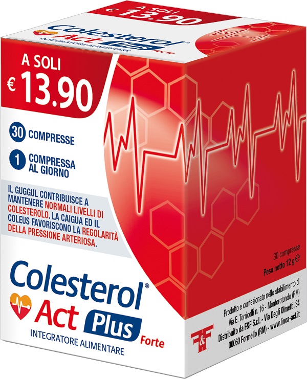 COLESTEROL ACT PLUS FORTE 30 COMPRESSE - farmaidea24.com