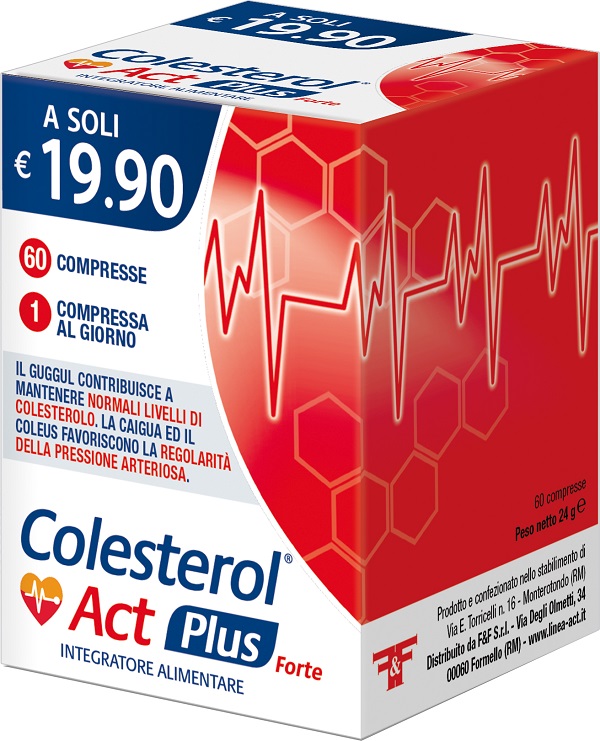COLESTEROL ACT PLUS FORTE 60 COMPRESSE - farmaidea24.com