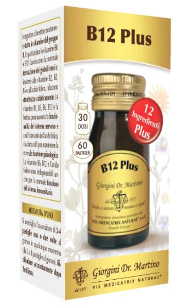 B12 PLUS 60 PASTIGLIE - farmaidea24.com