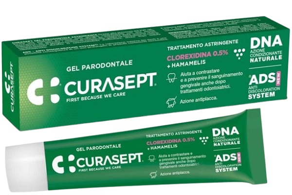 CURASEPT GEL PARODONTALE ADS DNA TRATTAMENTO ASTRINGENTE 30 ML - farmaidea24.com