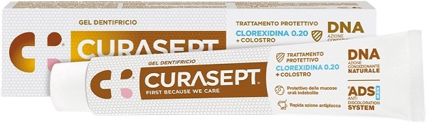 CURASEPT GEL DENTIFRICIO ADS DNA TRATTAMENTO PROTETTIVO 75 ML - farmaidea24.com