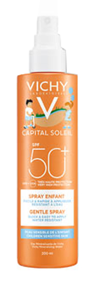 CAPITAL SOLEIL SPRAY KID WATER RESIST 50+ 200 ML - farmaidea24.com