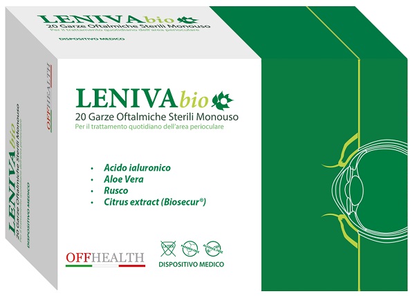 LENIVA BIOSECUR GARZE OFTALMICHE 20 PEZZI - farmaidea24.com