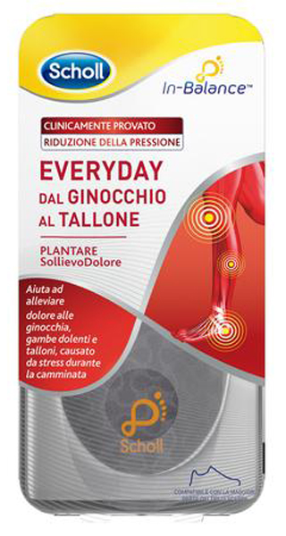 PLANTARE SOLLIEVO DOLORE DA GINOCCHIO A TALLONE SCHOLL IN BALANCE EVERYDAY L - farmaidea24.com