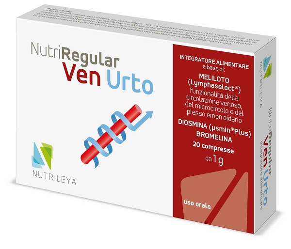 NUTRIREGULAR VEN URTO 20 COMPRESSE - farmaidea24.com