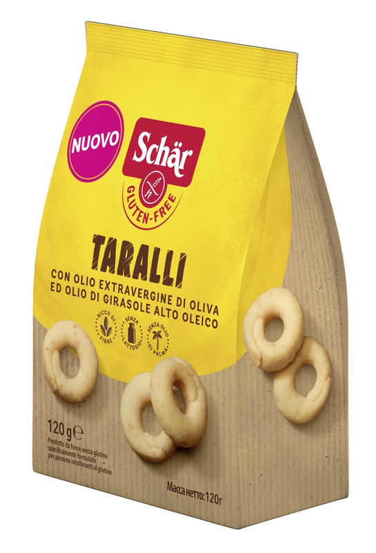 SCHAR TARALLI SENZA LATTOSIO 120 G - farmaidea24.com