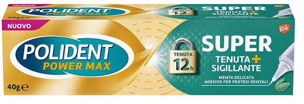 POLIDENT SUPER TENUTA+SIGILLANTE MENTA DELICATA ADESIVO PROTESI DENTALE 40 G - farmaidea24.com