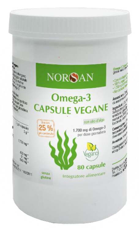 NORSAN OMEGA 3 VEGANO 80 CAPSULE - farmaidea24.com