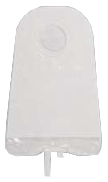 SACCA UROSTOMIA NATURA CON CHIUSURA FOLD-UP TAP TRASPARENTE 45MM - farmaidea24.com