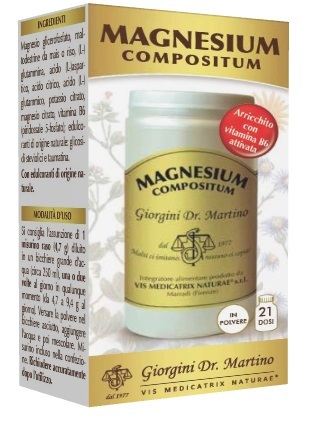 MAGNESIUM COMPOSITUM POLVERE 100 G - farmaidea24.com