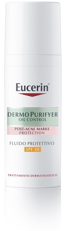 EUCERIN DERMOPURIFYER PROTECTIVE FLUID SPF30 50 ML - farmaidea24.com