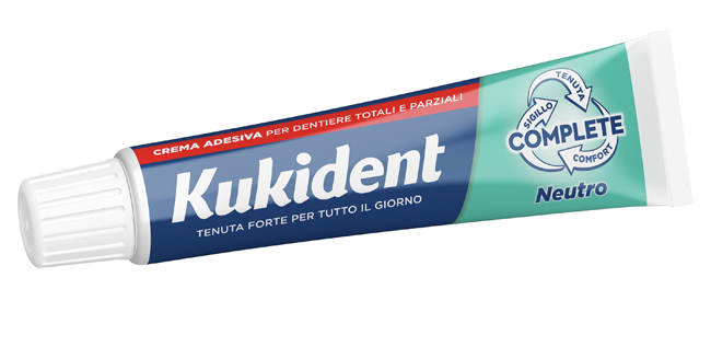 KUKIDENT NEUTRO CREMA ADESIVA DENTIERE 65 G - farmaidea24.com