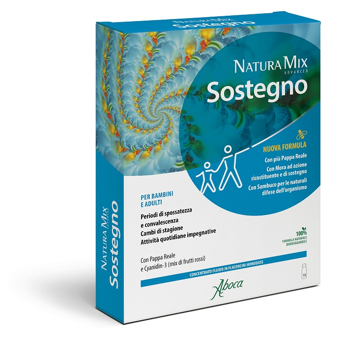 NATURA MIX ADVANCED SOSTEGNO 10 FLACONCINI DA 15 ML - farmaidea24.com