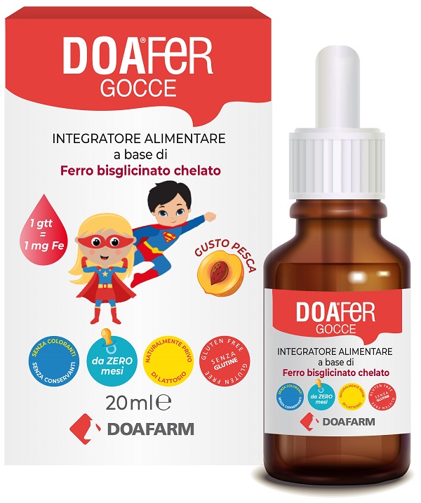 DOAFER GOCCE 20 ML - farmaidea24.com