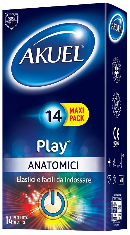PROFILATTICO AKUEL PLAY ANATOMICO 14 PEZZI - farmaidea24.com