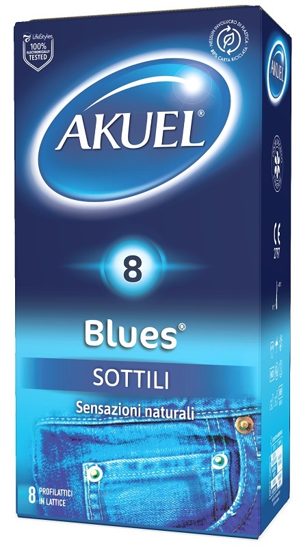 PROFILATTICO AKUEL BLUES SOTTILE 8 PEZZI - farmaidea24.com