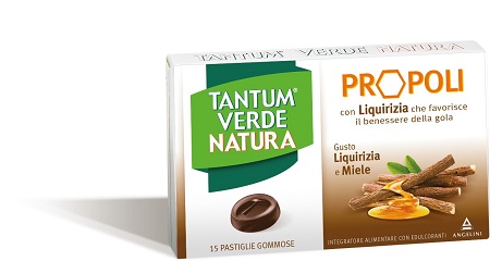 TANTUM VERDE NATURA 15 PASTIGLIE LIQUIRIZIA - farmaidea24.com