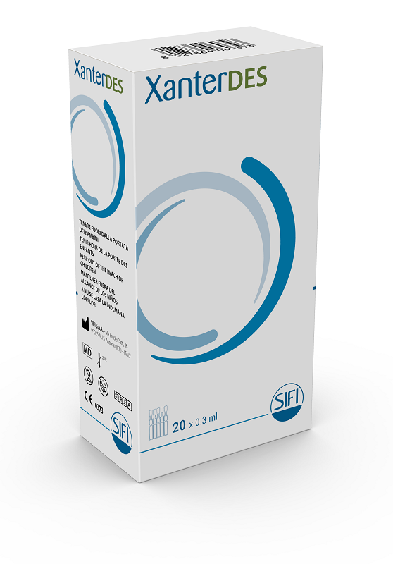 XANTERDES SOLUZIONE OFTALMICA 20 FLACONCINI MONODOSE DA 0,3 ML - farmaidea24.com