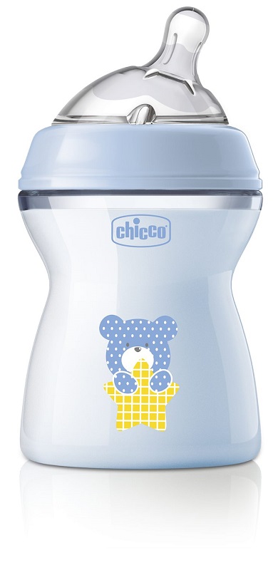 CHICCO BIBERON NAT FEEL PP 2M+ 250 ML BIMBO - farmaidea24.com