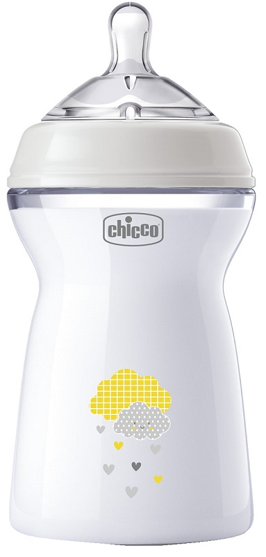 CHICCO BIBERON NAT FEEL PP 6M+ 330 ML UNISEX - farmaidea24.com