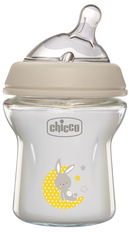 CHICCO BIBERON NAT FEEL VETRO 0M+ 150 ML - farmaidea24.com