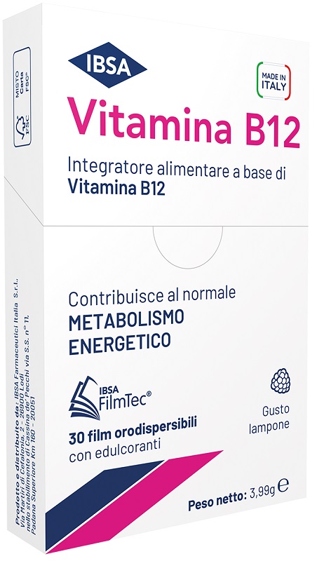 VITAMINA B12 IBSA 30 FILM ORALI - farmaidea24.com