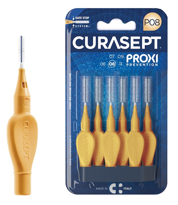 CURASEPT PROXI P08 ARANCIO CHIARO 6 PEZZI - farmaidea24.com