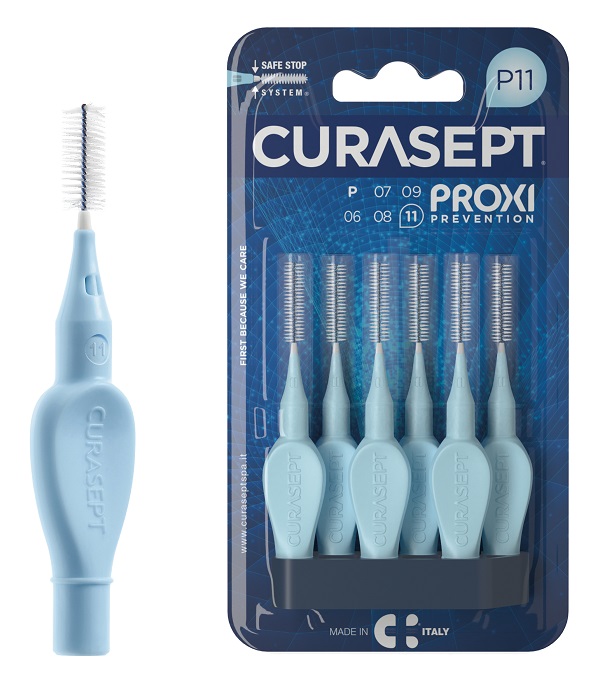 CURASEPT PROXI P11 AZZURRO/LIGHT BLUE 6 PEZZI - farmaidea24.com
