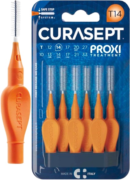 CURASEPT PROXI T14 ARANCIO/ORANGE 6 PEZZI - farmaidea24.com