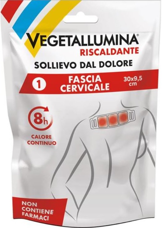 VEGETALLUMINA FASCIA CERVICALE RISCALDANTE 1 PEZZO - farmaidea24.com