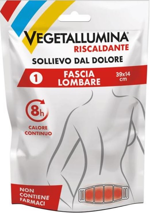 VEGETALLUMINA FASCIA LOMBARE RISCALDANTE 1 PEZZO - farmaidea24.com