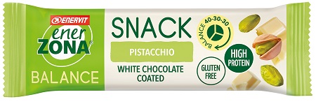 ENERZONA SNACK PISTACCHIO CIOCCOLATO BIANCO 27 G - farmaidea24.com
