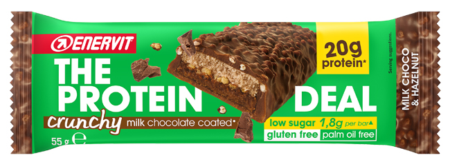 ENERVIT PROTEIN DEAL MILK CHOCO & HAZELNUT 55 G - farmaidea24.com